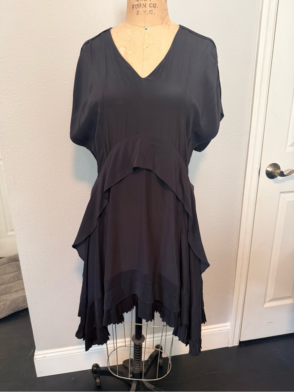 Balenciaga Silk Tent Dress Size 42